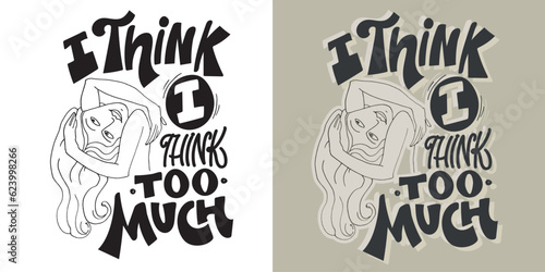 Funny hand drawn lettering quote. Cool phrase for print and poster design. Inspirational  slogan. Greeting card template. T-shirt design, mug print, tee design. Vector