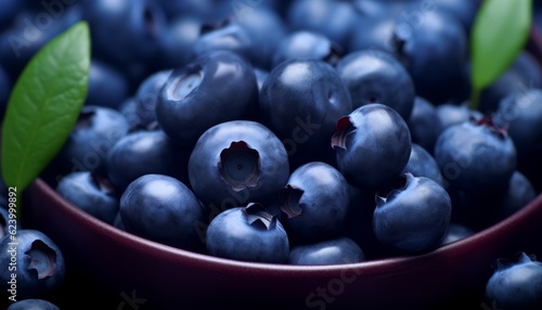 Wallpaper Mural A seamless shot of blueberries, highlighting their rich, vibrant color and texture. The natural beauty and nutritious allure of these popular and healthful berries Torontodigital.ca