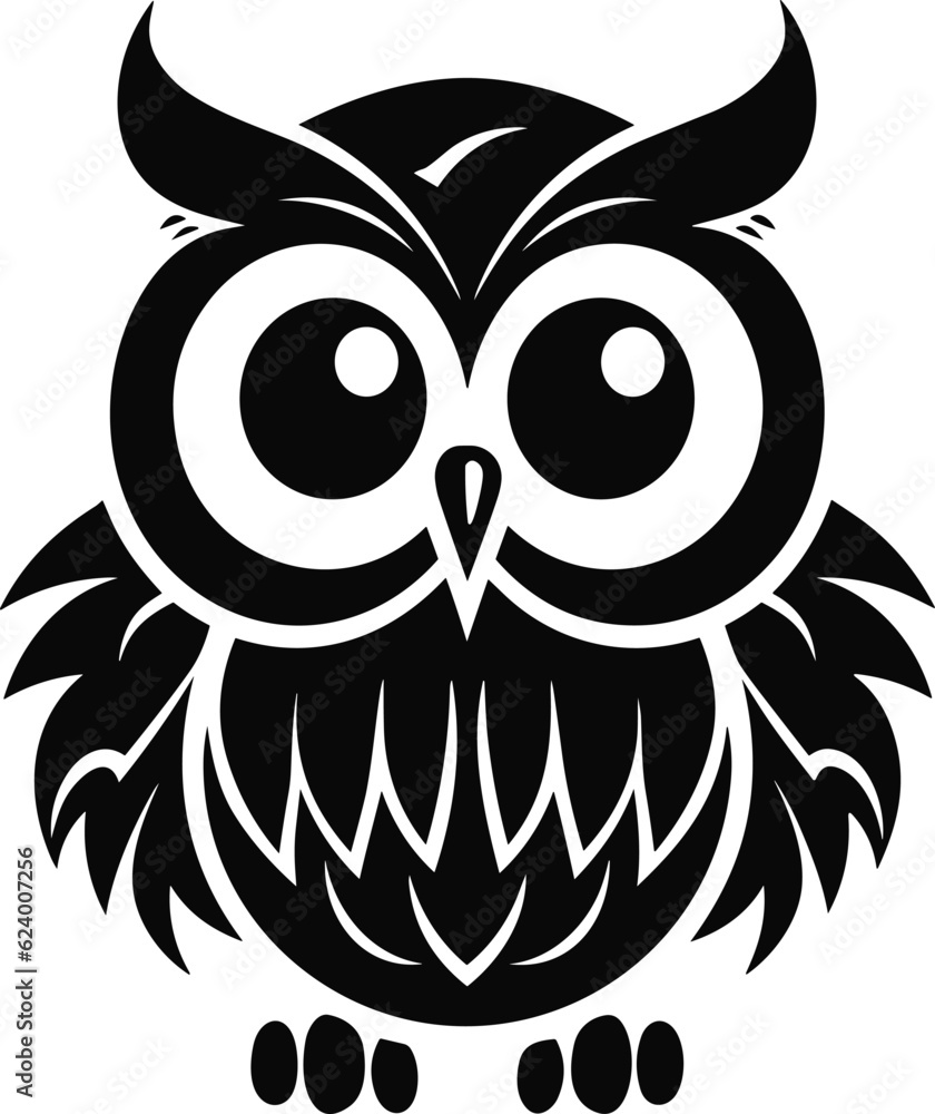 Illuminating the Night with an Owl's Graceful Presence Illuminating the Night with an Owl's Graceful Presence