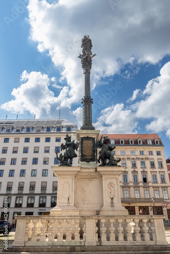 Photography The Marian Column - Mariensäule on Am Hof, Vienna