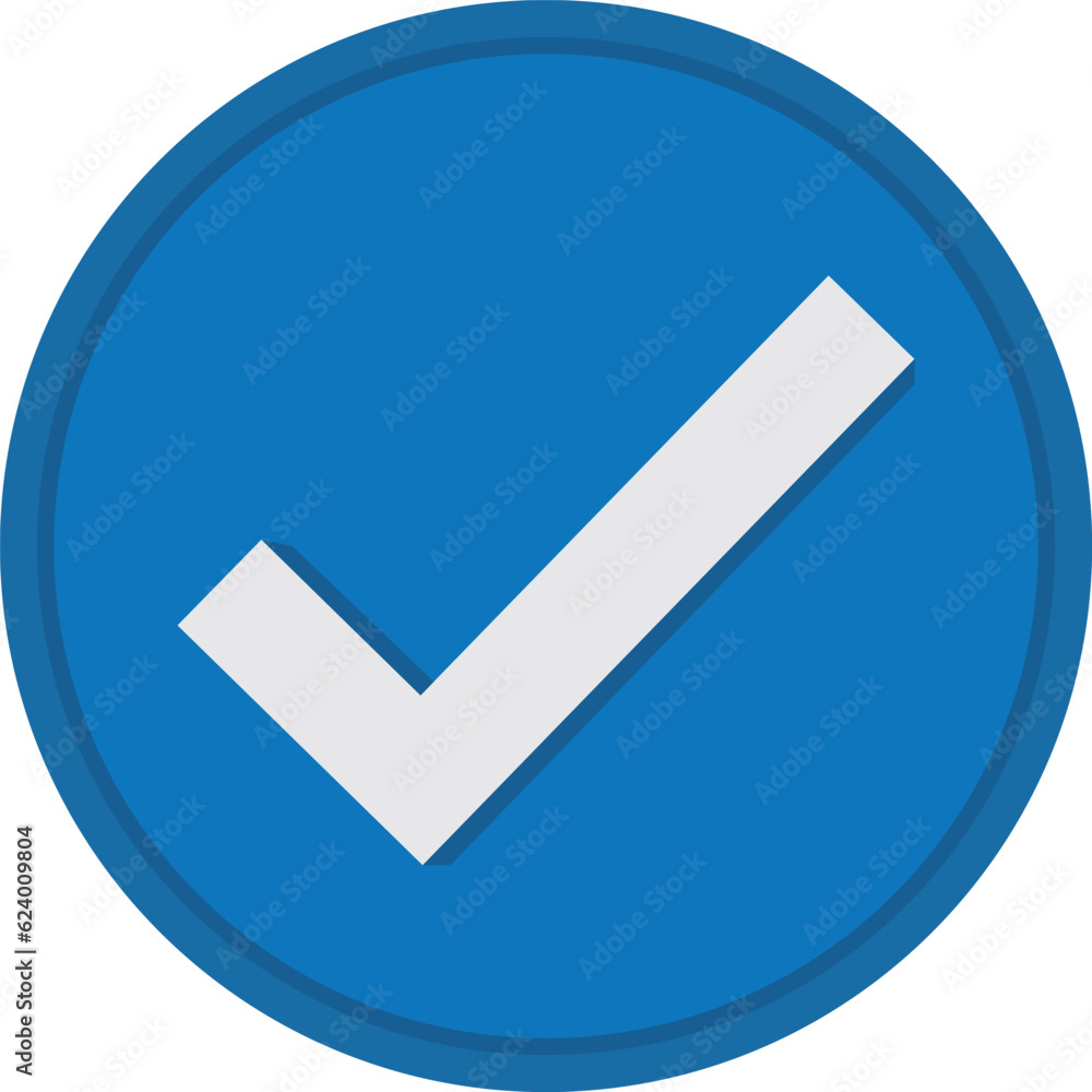 Check Mark, Blue Tick, Verified 3D Icon. Editable Vector Illustration Stroke. Transparent Background. Check Mark, Blue Tick, Verified 3D Icon. Editable Vector Illustration Stroke. Transparent Background.