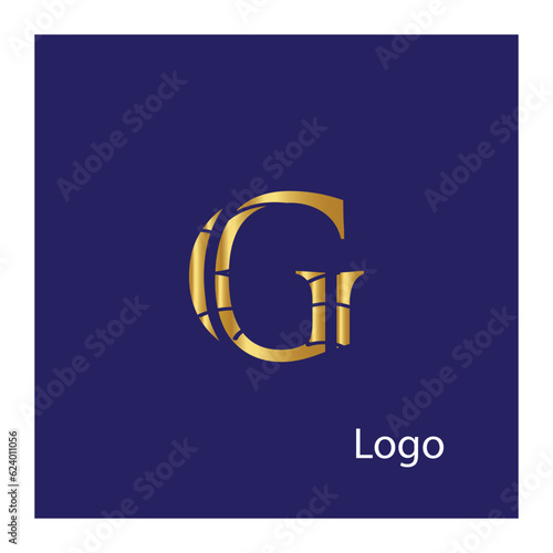 the beautiful letter  infinity monogram in incredibly luxury and classy style, elegant circular letter logo template for a high-end brand personality. Luxury and modern logo design