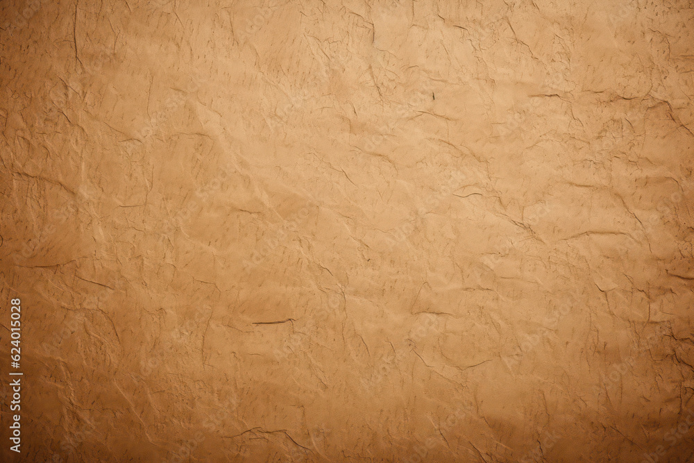 Close-up of Light Brown Kraft Paper Texture with Vignette Effect Close-up of Light Brown Kraft Paper Texture with Vignette Effect