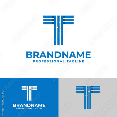 Letter T Finance Logo, suitable for business related to finance with T initial.