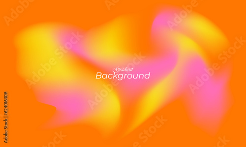 Abstract Vibrant Gradient background. Saturated Colors Smears.