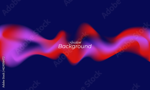 Abstract Vibrant Gradient background. Saturated Colors Smears.