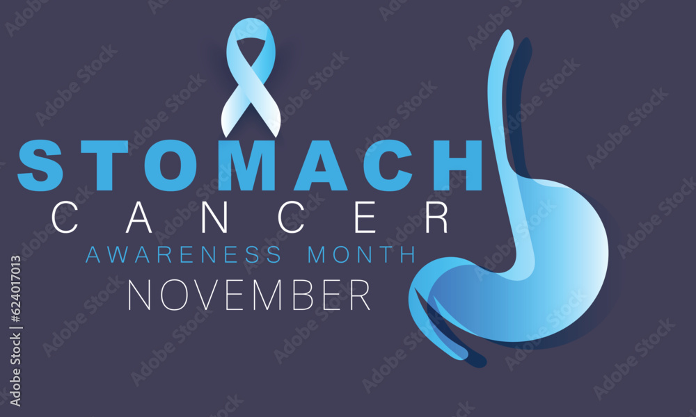 Stomach cancer awareness month. background, banner, card, poster, template. Vector illustration.