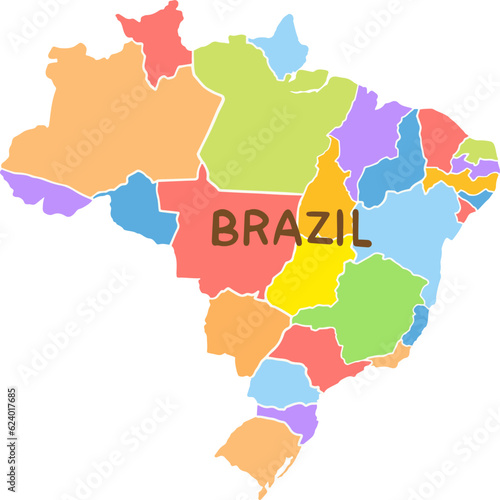 brazil map