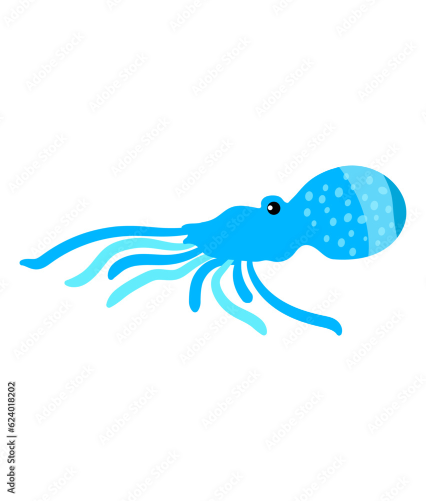 Baby Sea Animals Vector, Elements and Symbol
Baby Sea Animals Vector, Elements and Symbol