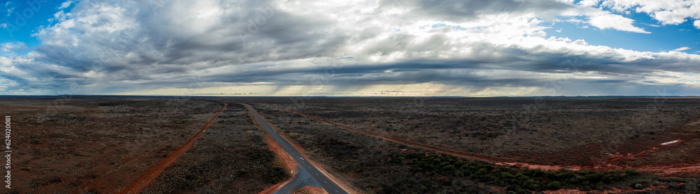 panoramic view of the outback sky