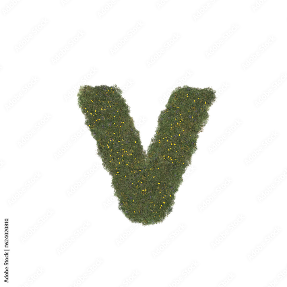 alphabet, letter, grass shape letter, v alphabet, letter, grass shape letter, v