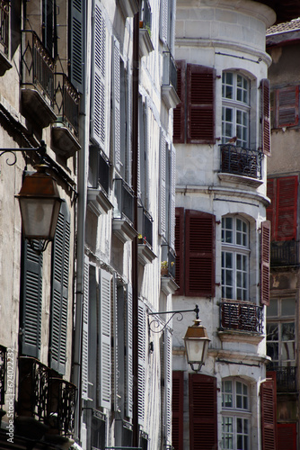 Architecture in the town of Bayonne, France photo