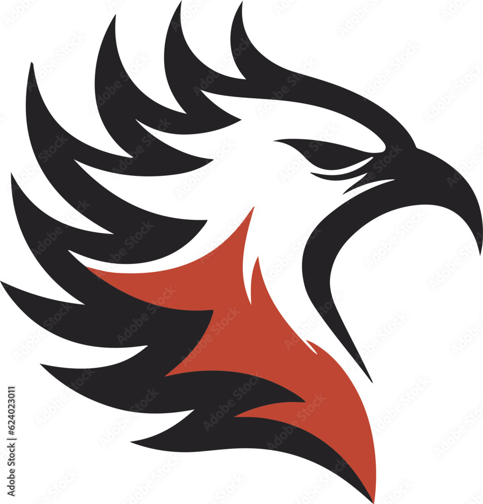 Fototapeta premium Australian Firehawk icon