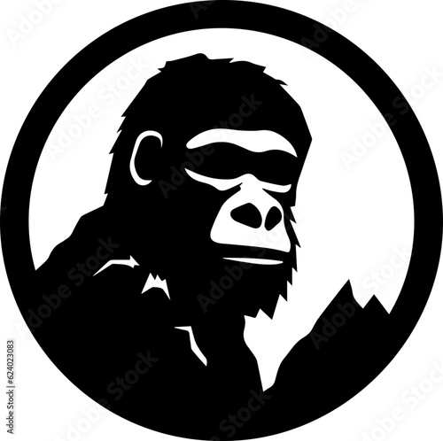 Australopithecus flat icon