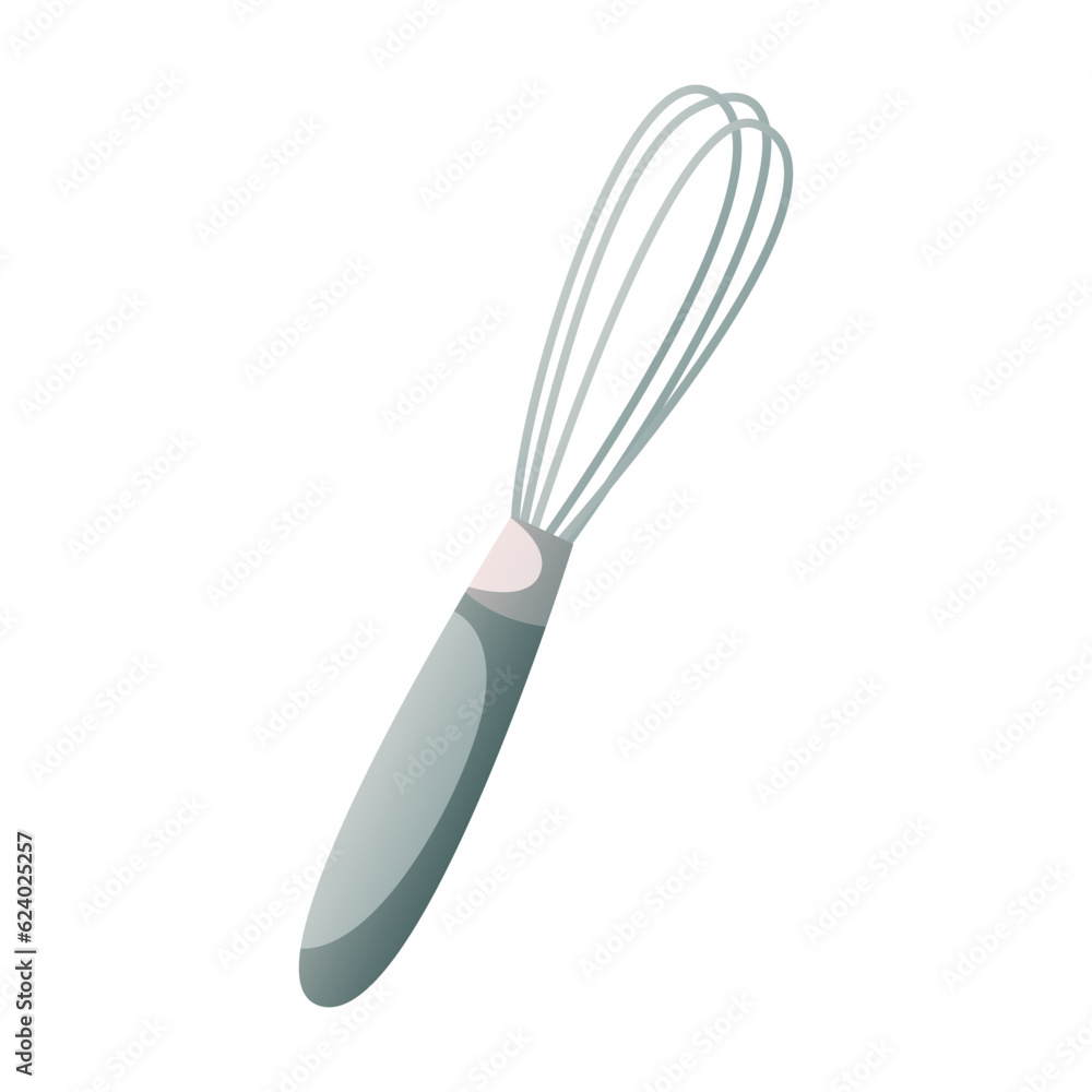 Kitchen whisk for homemade cooking. Baking tools, utensils, supplies, bakery stuff. Baking, bakery shop, cooking, sweet products, dessert. Vector for poster, banner, menu, cover, advertising Kitchen whisk for homemade cooking. Baking tools, utensils, supplies, bakery stuff. Baking, bakery shop, cooking, sweet products, dessert. Vector for poster, banner, menu, cover, advertising