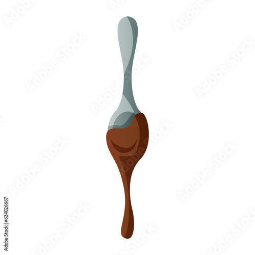 Pouring cream on homemade baked chocolate cupcake, pastry products. Pastries from the dough. Baking, bakery shop, cooking, sweet products, dessert. Vector for poster, banner, menu, cover, advertising