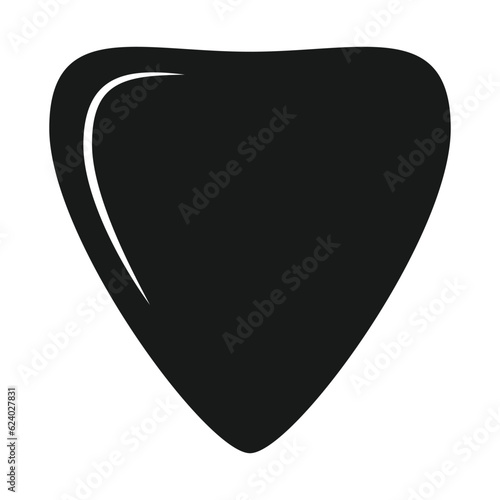 Pick guitar icon vector
