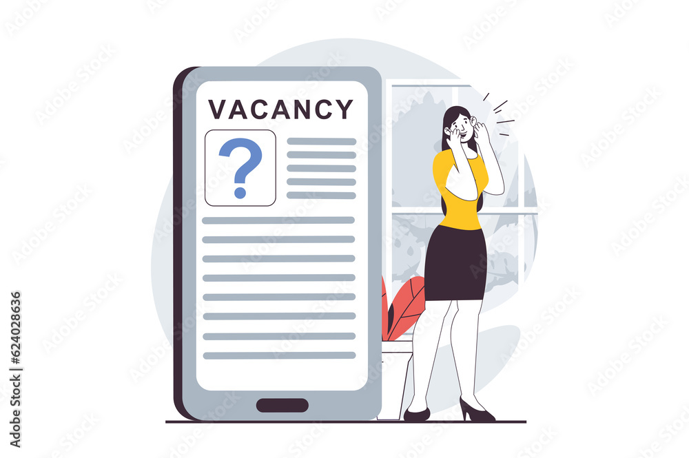 Fototapeta premium E-payment concept with people scene in flat design for web. Woman making financial transaction with secure mobile pay service in app. Illustration for social media banner, marketing material.