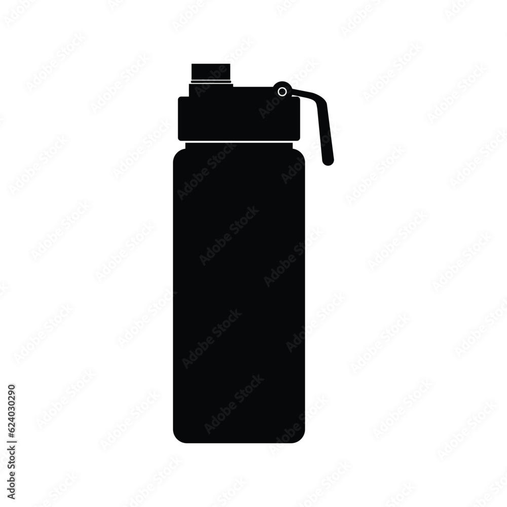 Drinking water bottles icon vector Drinking water bottles icon vector