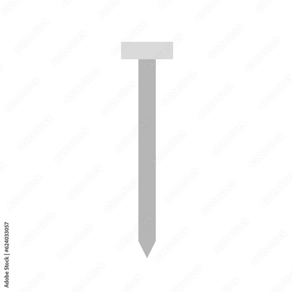 metal nail icon metal nail icon
