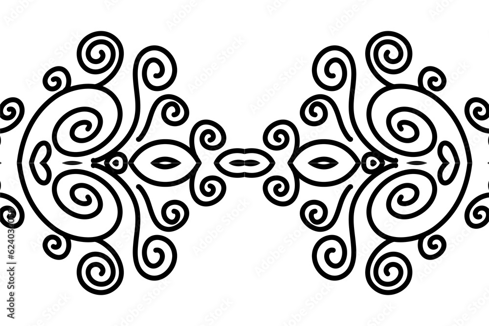 Beautiful symmetrical abstract batik line art pattern for background wallpaper textile or fashion Beautiful symmetrical abstract batik line art pattern for background wallpaper textile or fashion