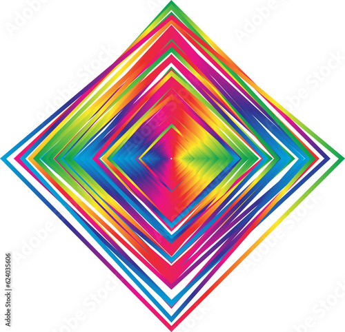Print Tie dye spectrums banner abstract 