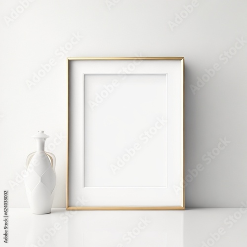 Framing Imagination: An Empty Picture Frame Mockup