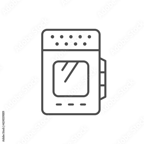 Dictaphone or recorder line icon