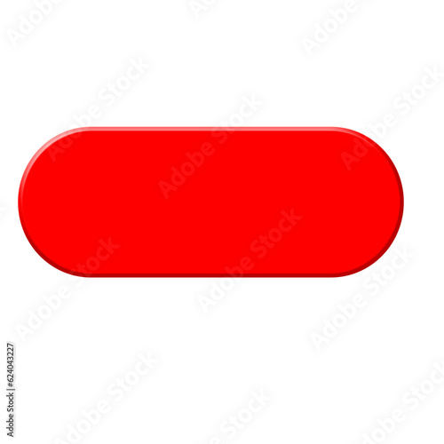 red pill isolated on white