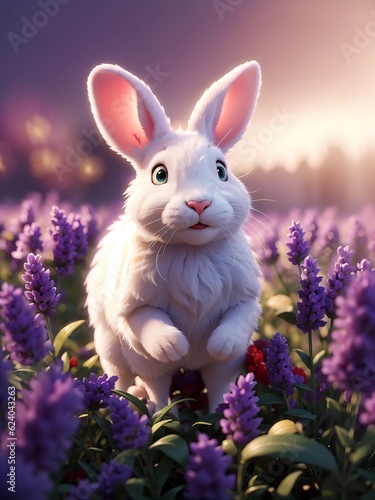 rabbit in the garden