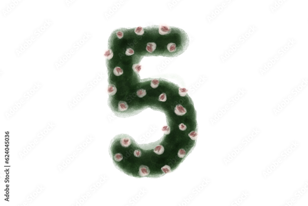 Font number 5 Font number 5