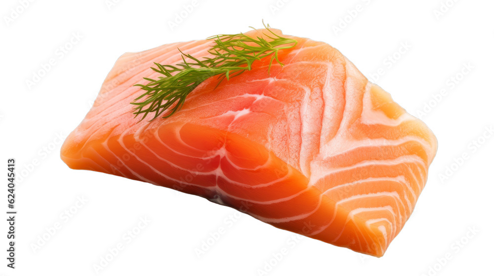Delicious raw salmon for sushi isolated on a transparent background Delicious raw salmon for sushi isolated on a transparent background