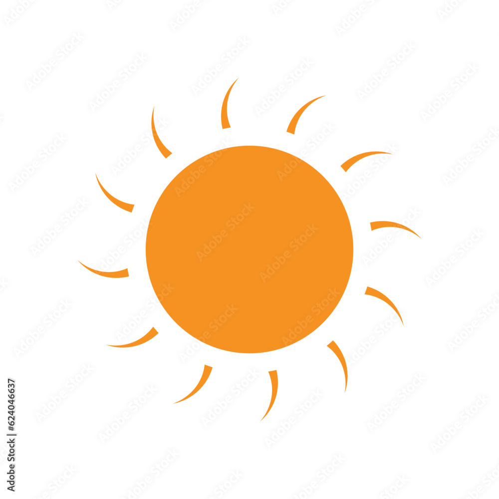 Sun Vector illustration Icon Sun Vector illustration Icon
