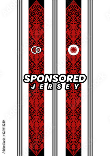 Mockup background for sports jersey maroon white abstract batic patern