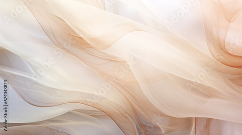 fluttering transparent wavy scarf texture. Modified Generative Ai Image.