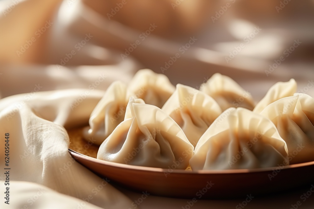 food photography of dumpling super premium, rich, exclusive , look delicious