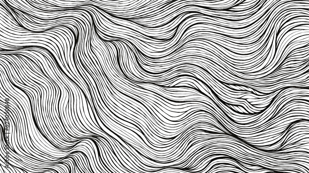 Wavy lines texture, abstract pattern Wavy lines texture, abstract pattern