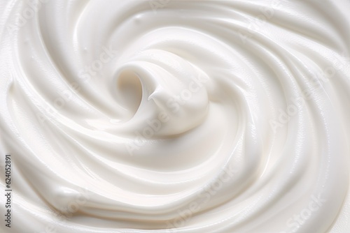 Closeup of soft smooth cream product for skin care