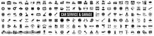 Car service and repair icons element. Garage, engine, oil, maintenance, accelerate icon