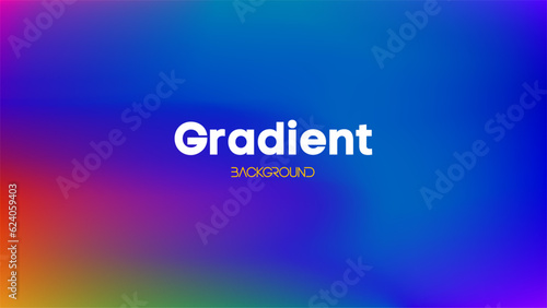 Yellow green blue magenta gradient. Gradient Abstract Vector Illustration. © RDVector