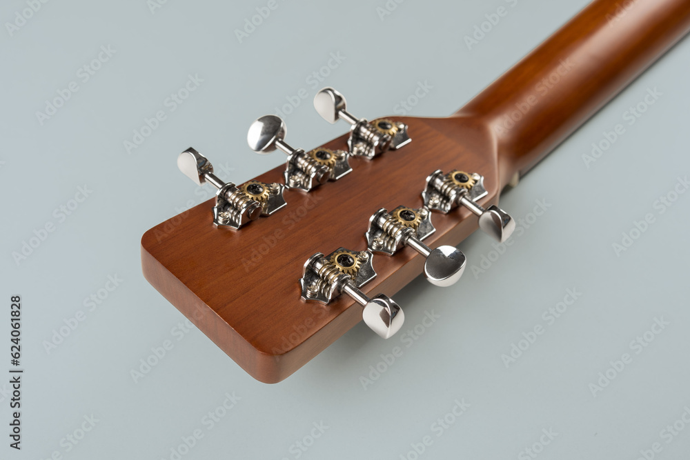 Traditional spruce and mahogany acoustic guitar