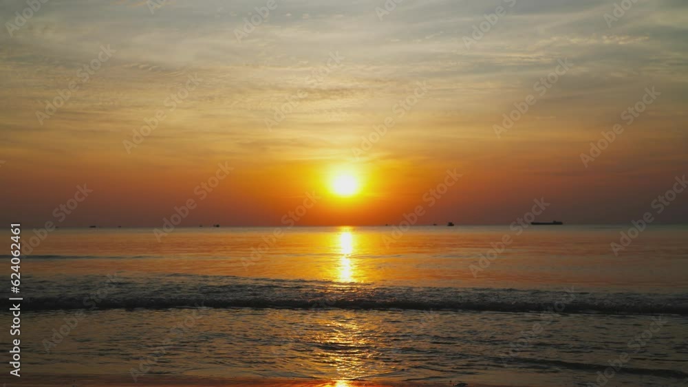 Beautiful cloudscape over the sea, time lapse of majestic sunset or sunrise landscape, sky and clouds moving away, rolling colorful dark sunset clouds footage timelapse.Nature environment background. Beautiful cloudscape over the sea, time lapse of majestic sunset or sunrise landscape, sky and clouds moving away, rolling colorful dark sunset clouds footage timelapse.Nature environment background.