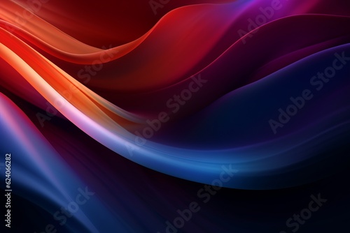 Abstract wave light wallpaper illustration design background Created with generative Ai technology © Sanuar_husen