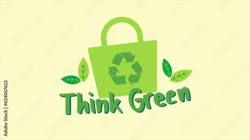 Climate Action Think Green Animation Climate Action Think Green Animation