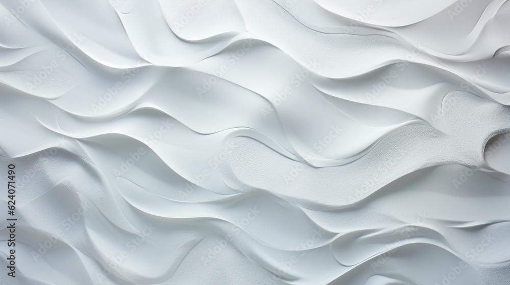 Obraz premium White crumpled paper background