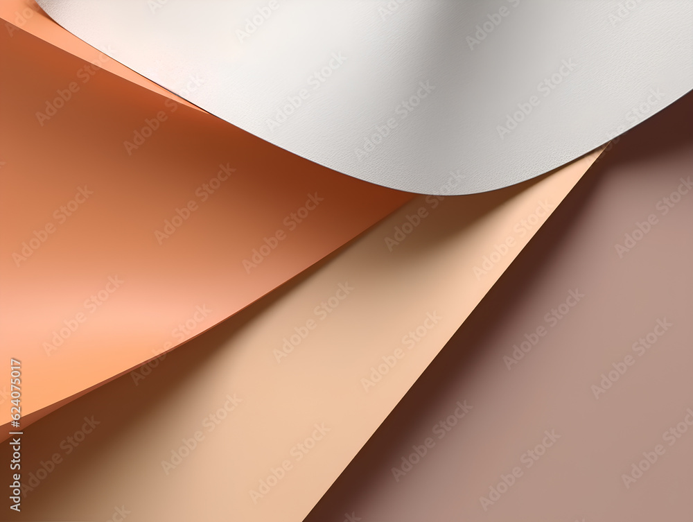 Background with beige, brown, white paper sheets. Abstract wallpaper. AI Background with beige, brown, white paper sheets. Abstract wallpaper. AI