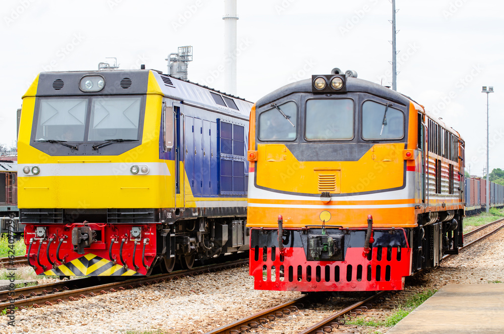 Electric diesel locomotive at Laem Chabang Port Electric diesel locomotive at Laem Chabang Port