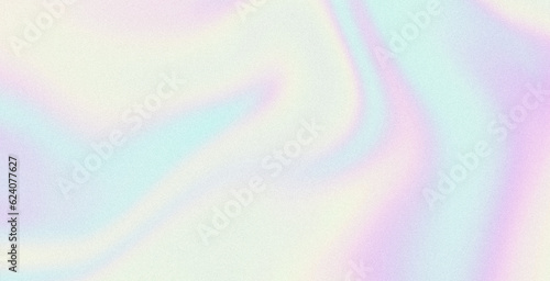 Canvas Print Pastel colors fluid gradient background grainy texture holographic abstract bann