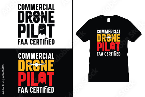 Flying Drone Graphic Tshirt Design & Mug. Use for T-Shirt, mugs, stickers, Cards, etc.