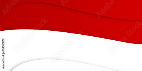 red ribbon on white background